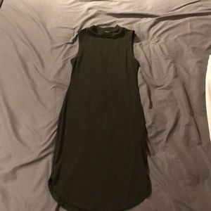 Green skin tight dress